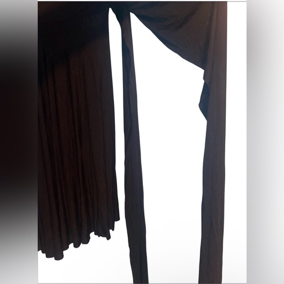 Elan Black Women's Wrap Maxi Skirt size Small - Picture 6 of 9